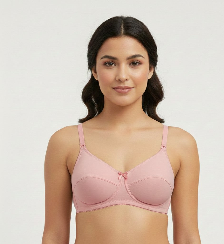 Silky-Smooth Jersey Knit Bra | Wire-Free/Underwire Non-Padded Everyday Lingerie