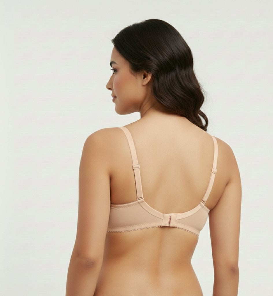 Silky-Smooth Jersey Knit Bra | Wire-Free/Underwire Non-Padded Everyday Lingerie