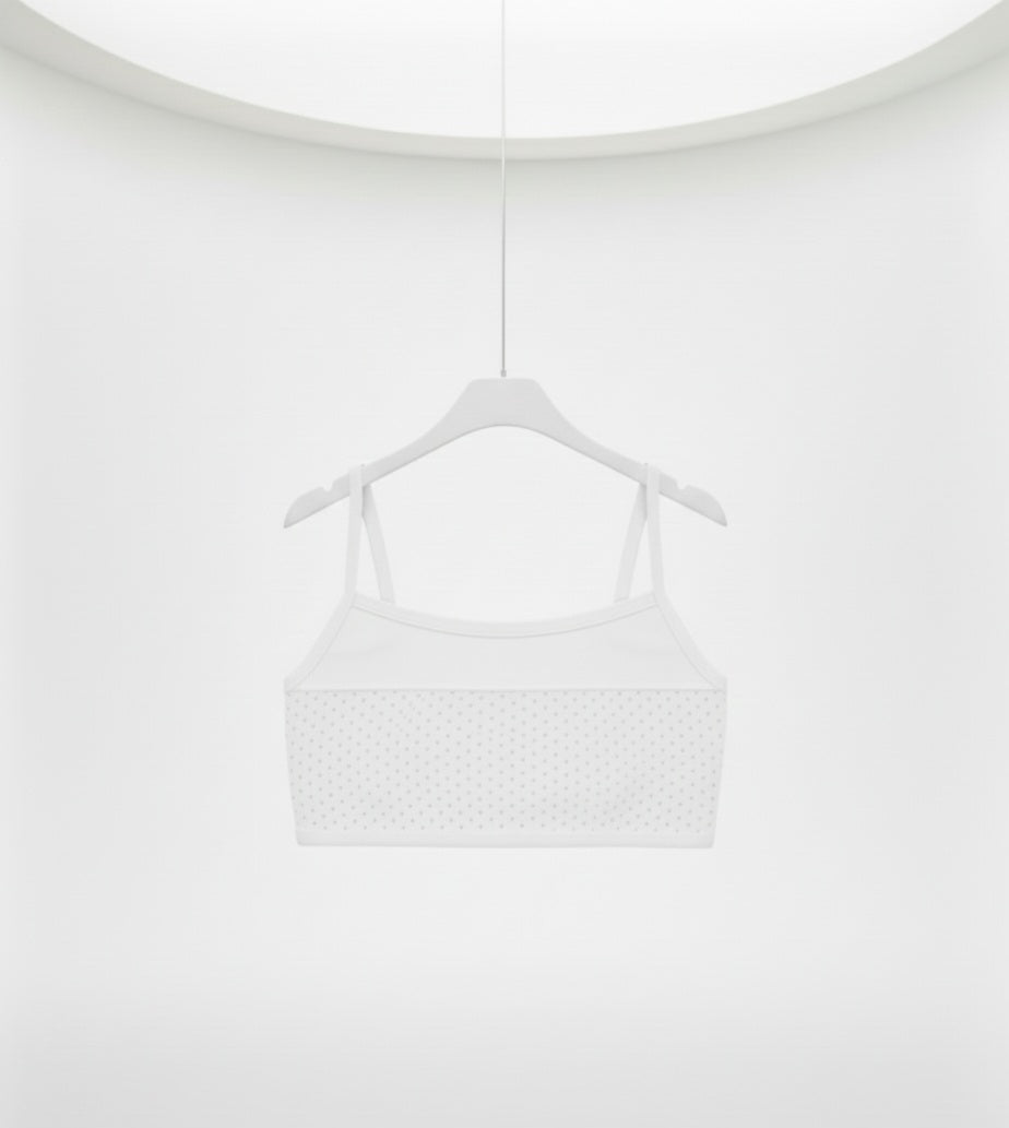 Pack Of 3|Spaghetti Strap Polka Dot Bralette