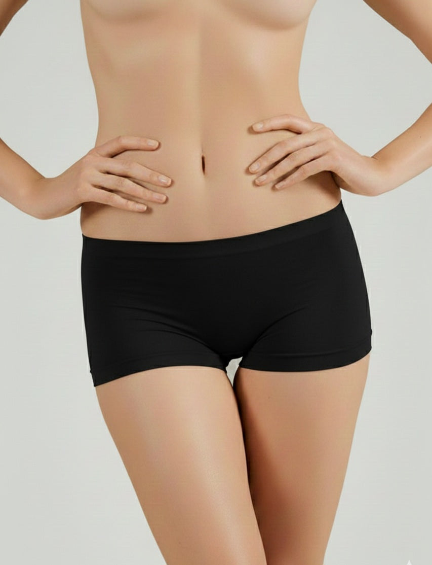 Women’s Seamless Microfiber Boyshort-Smooth Stretch Everyday Panties