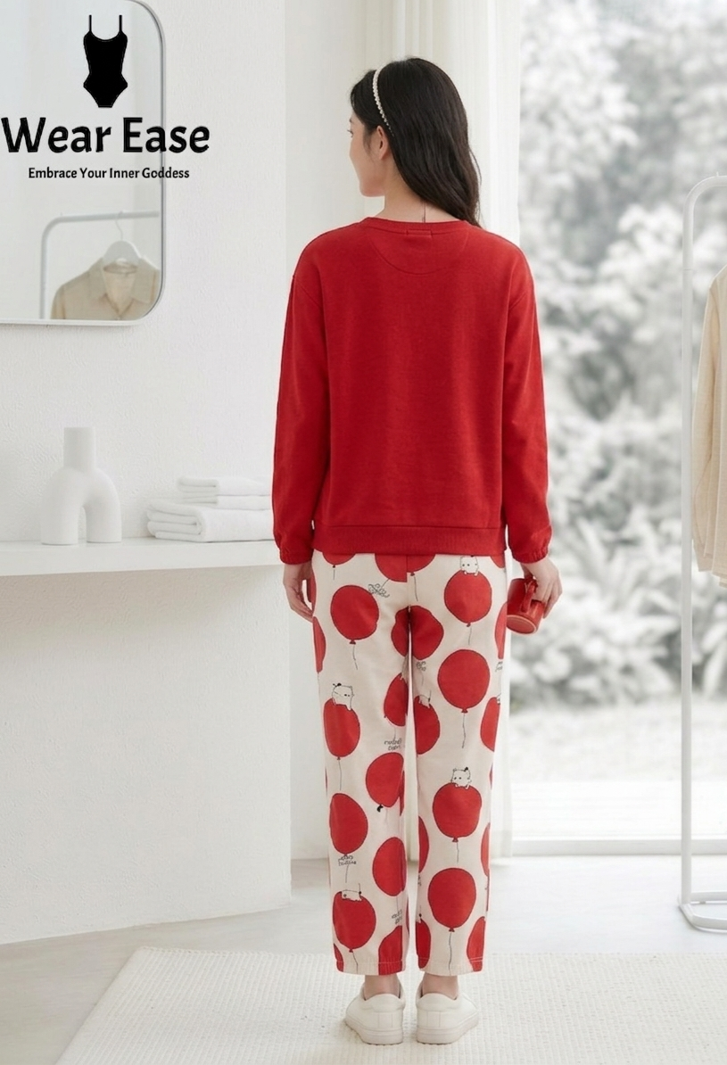 Wear Ease "Hello Tuesday" Pajama Set
