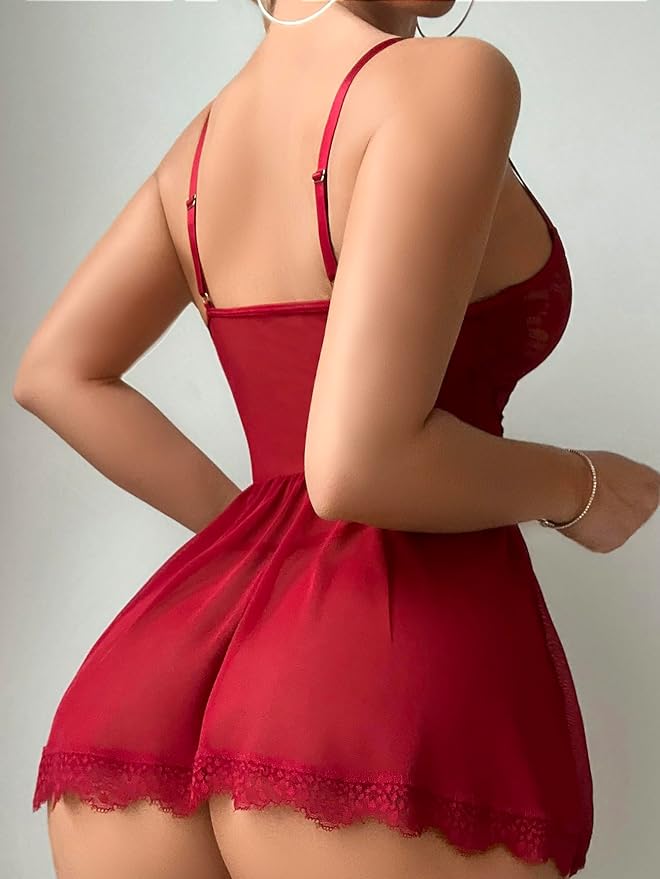 Floral Lace Bustier Set with Garter Straps