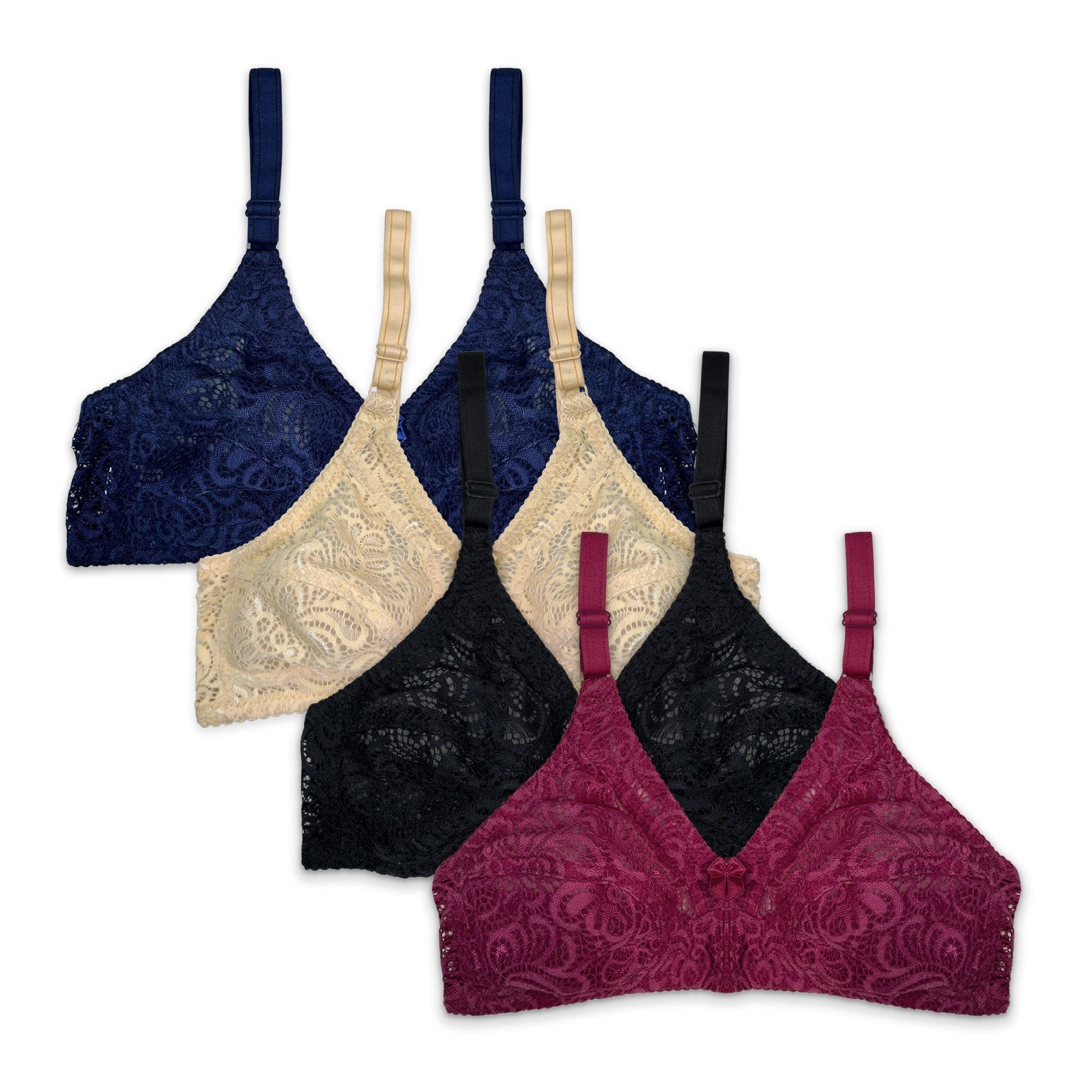 Pack Of 4 | Lace & Smooth