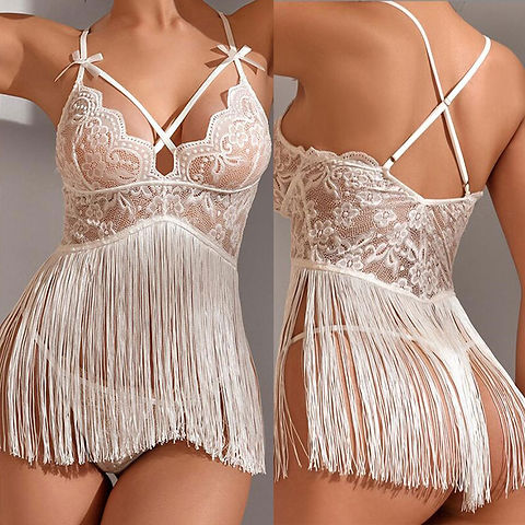 Floral Fringe Lingerie
