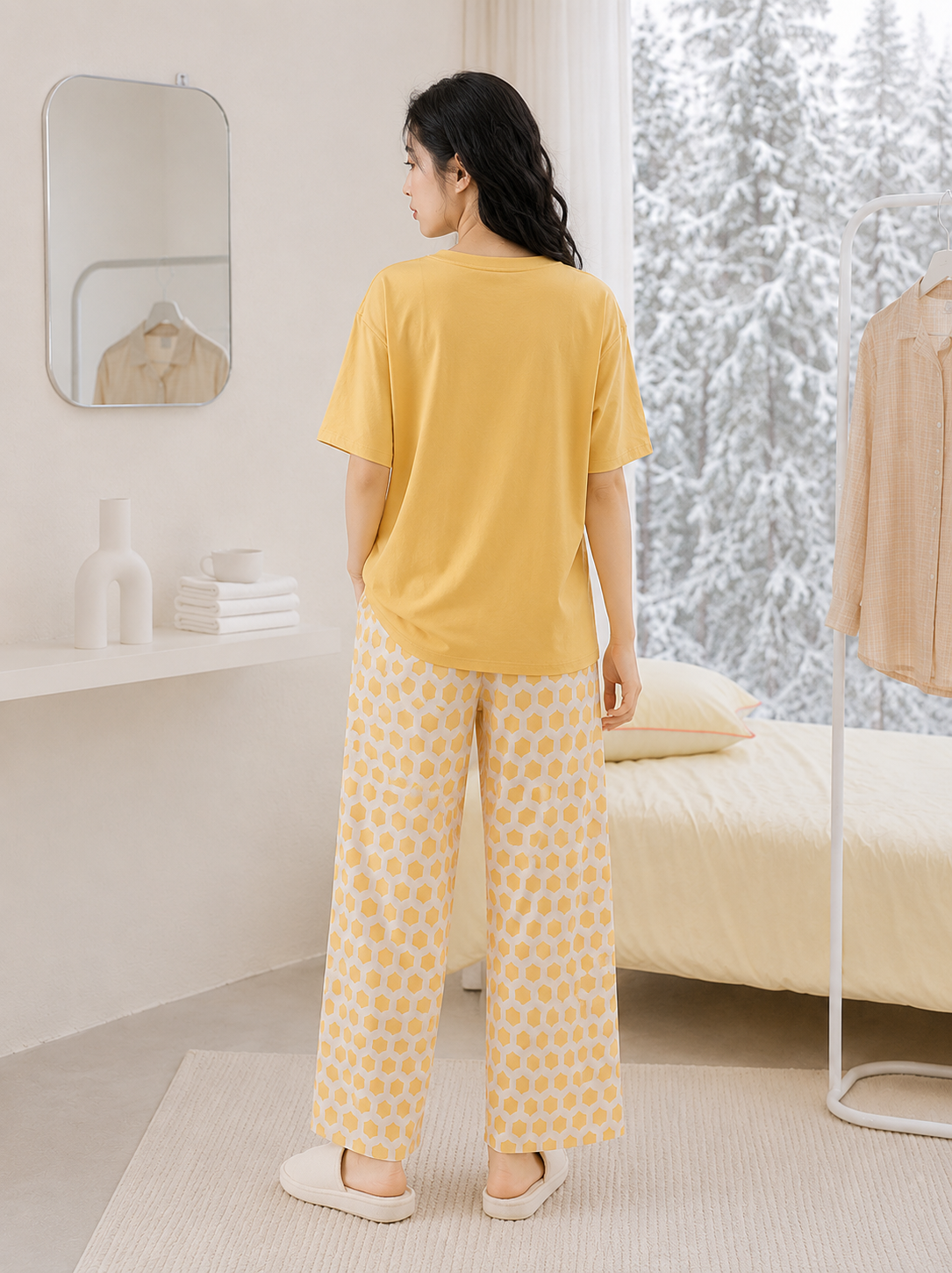 WearEase "Honey Bear" Pajama Set