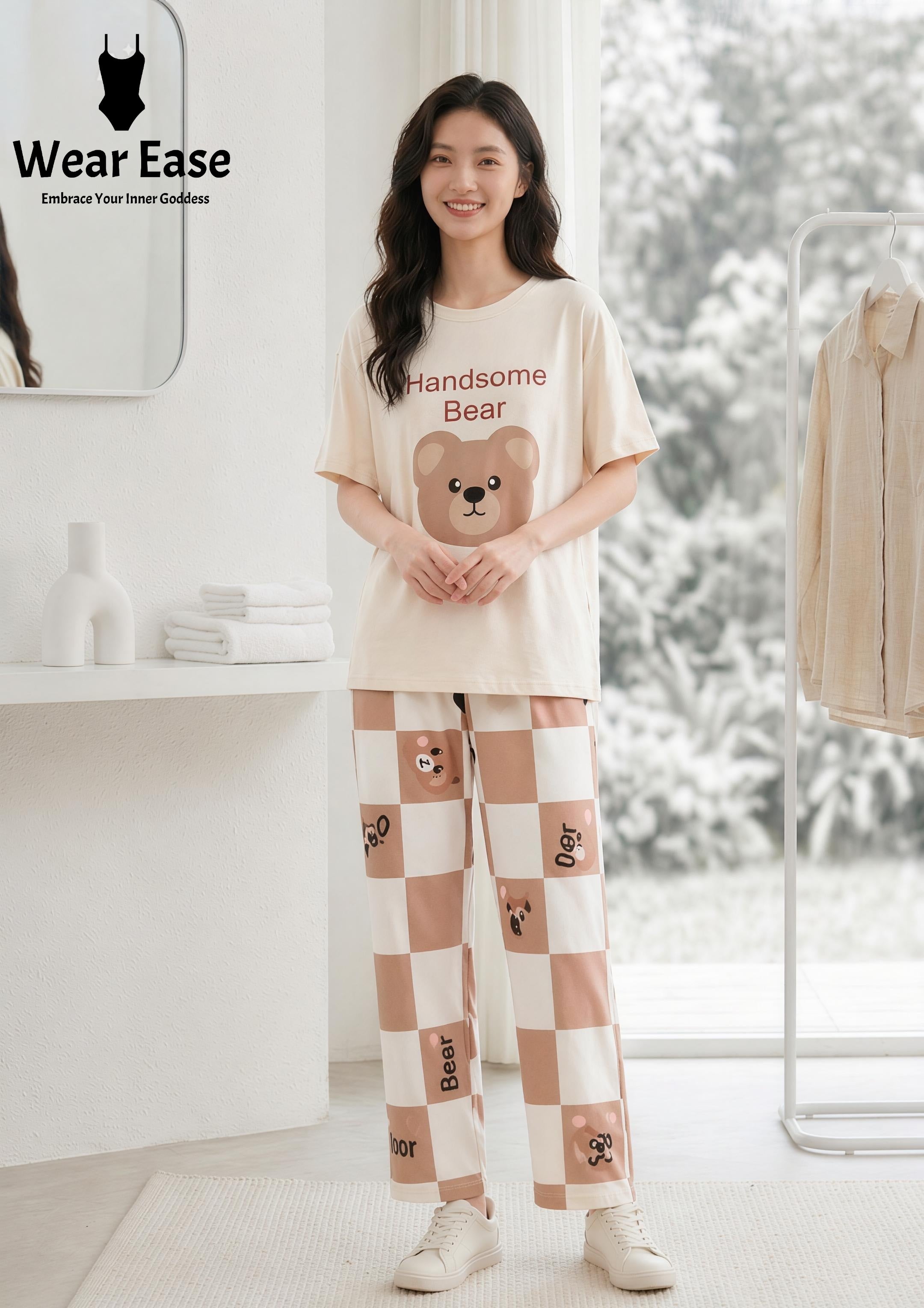 Wear Ease "Handsome Bear" PJ Set