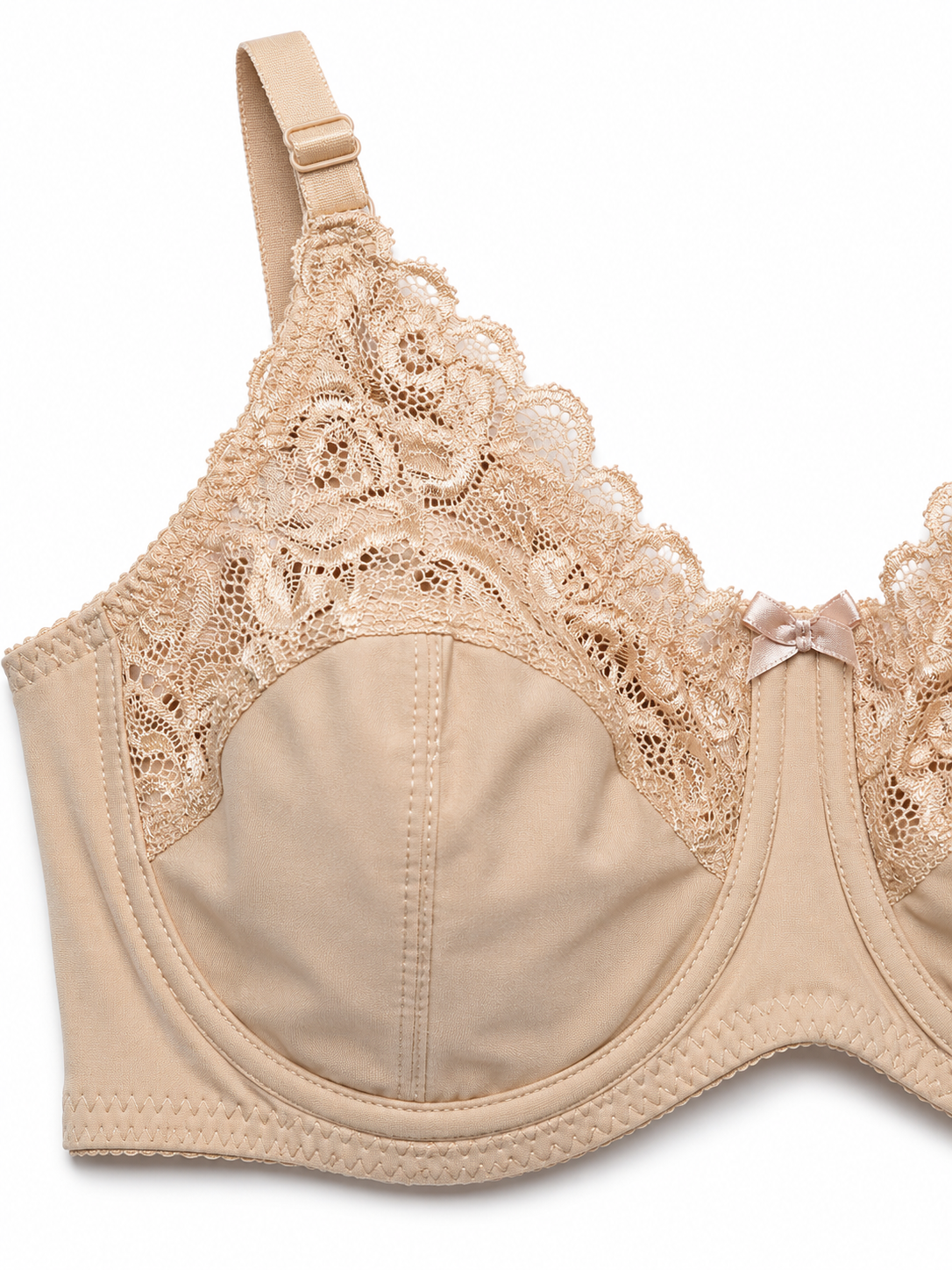Floral Lace Underwired Non-Padded Bra