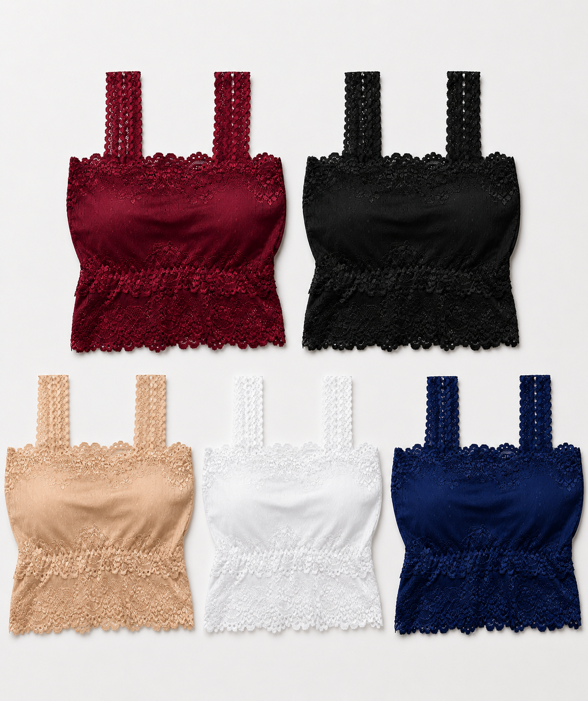 Pack Of 3-Lace Bloom