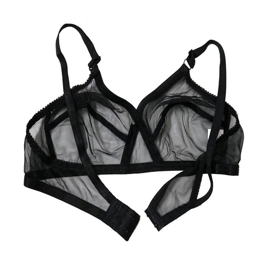 Pack OF 2| Soft Full Net Transparent Bra