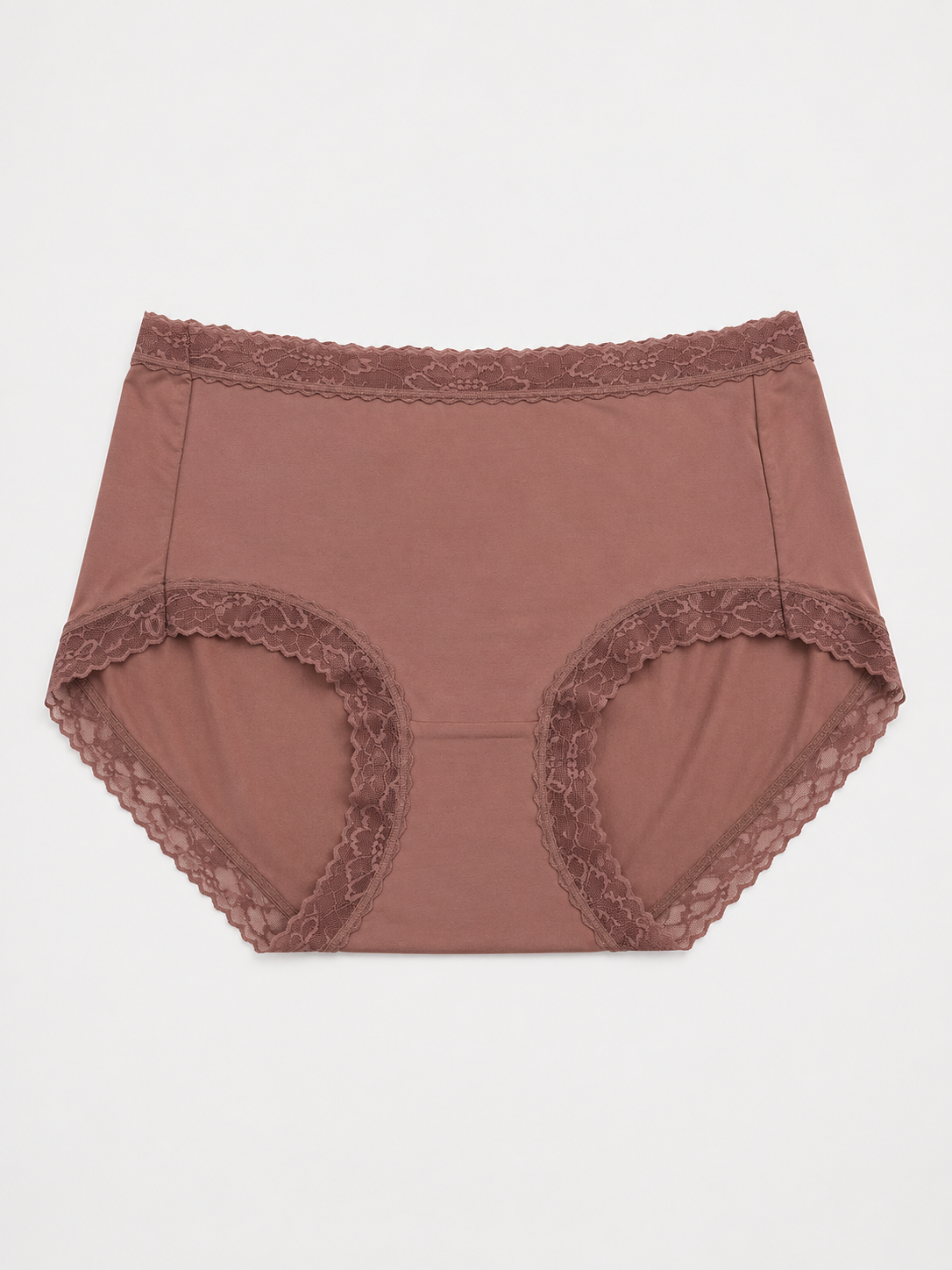 Elegant Lace Trim Mid-Waist Panties|Pack Of 3