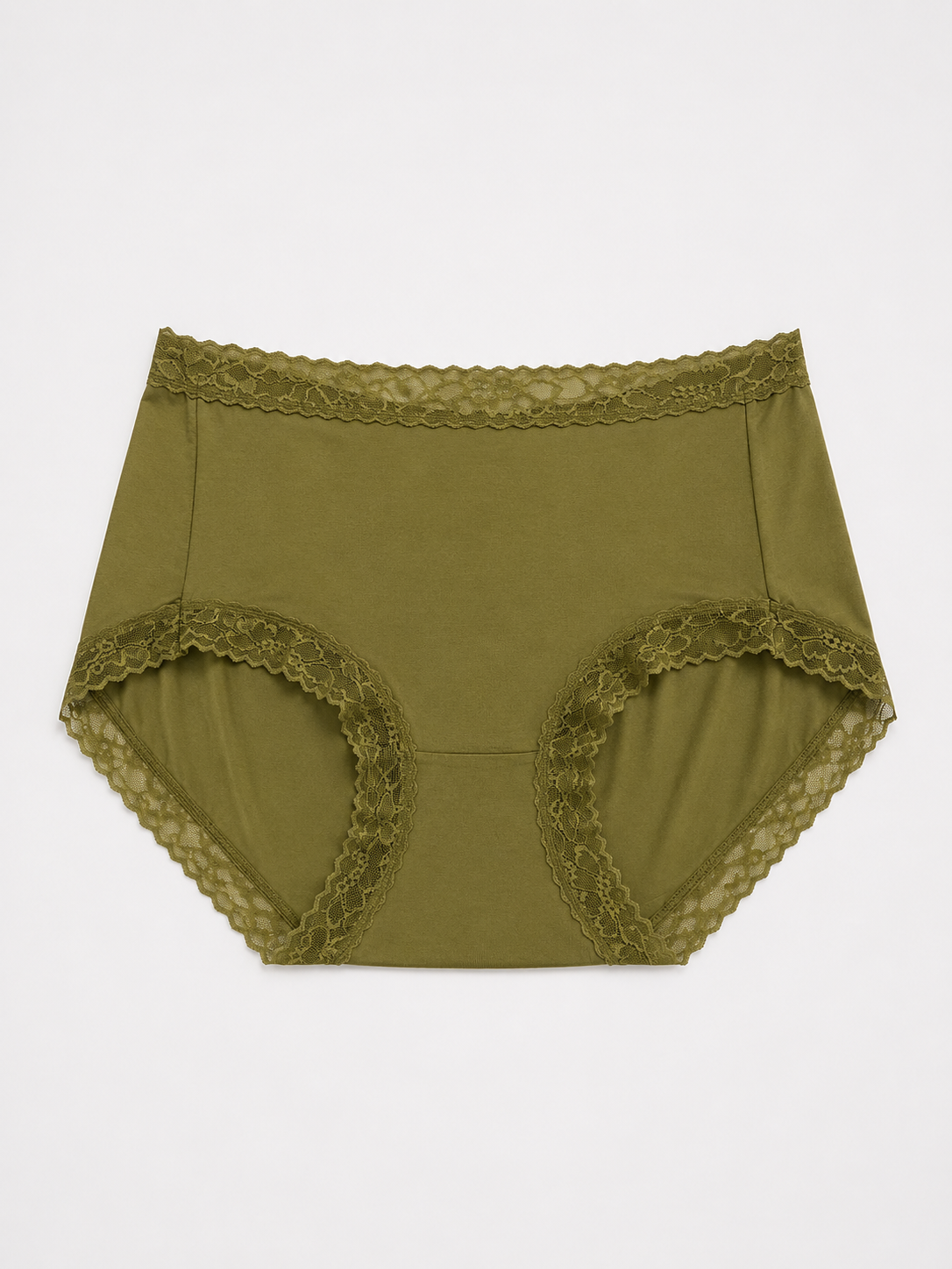 Elegant Lace Trim Mid-Waist Panties|Pack Of 3