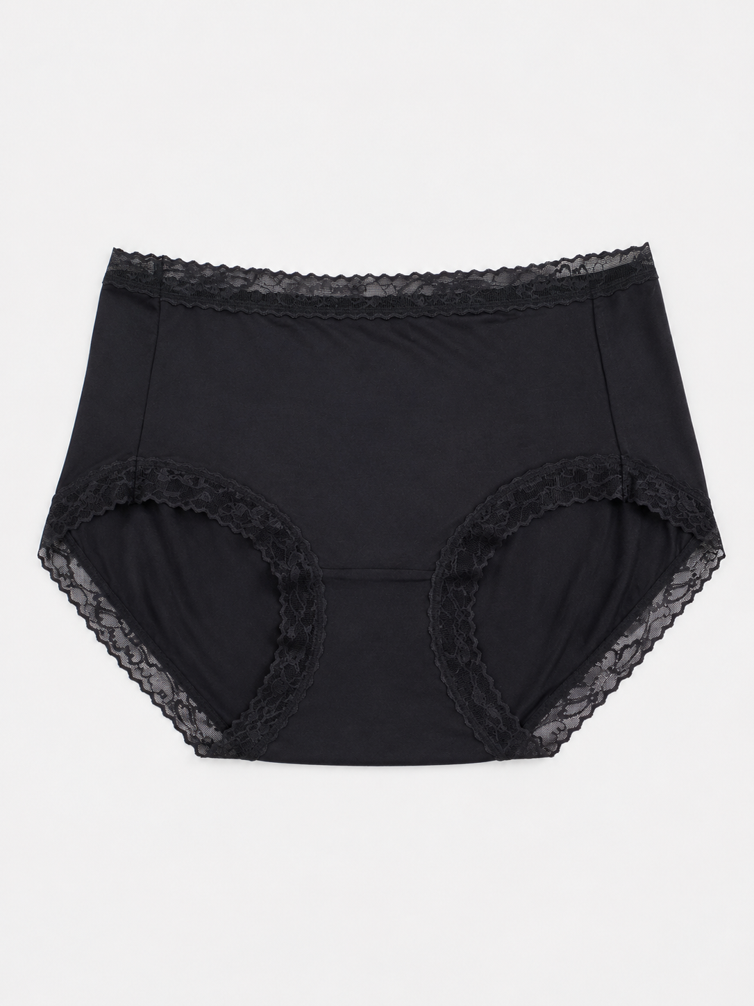 Elegant Lace Trim Mid-Waist Panties|Pack Of 3