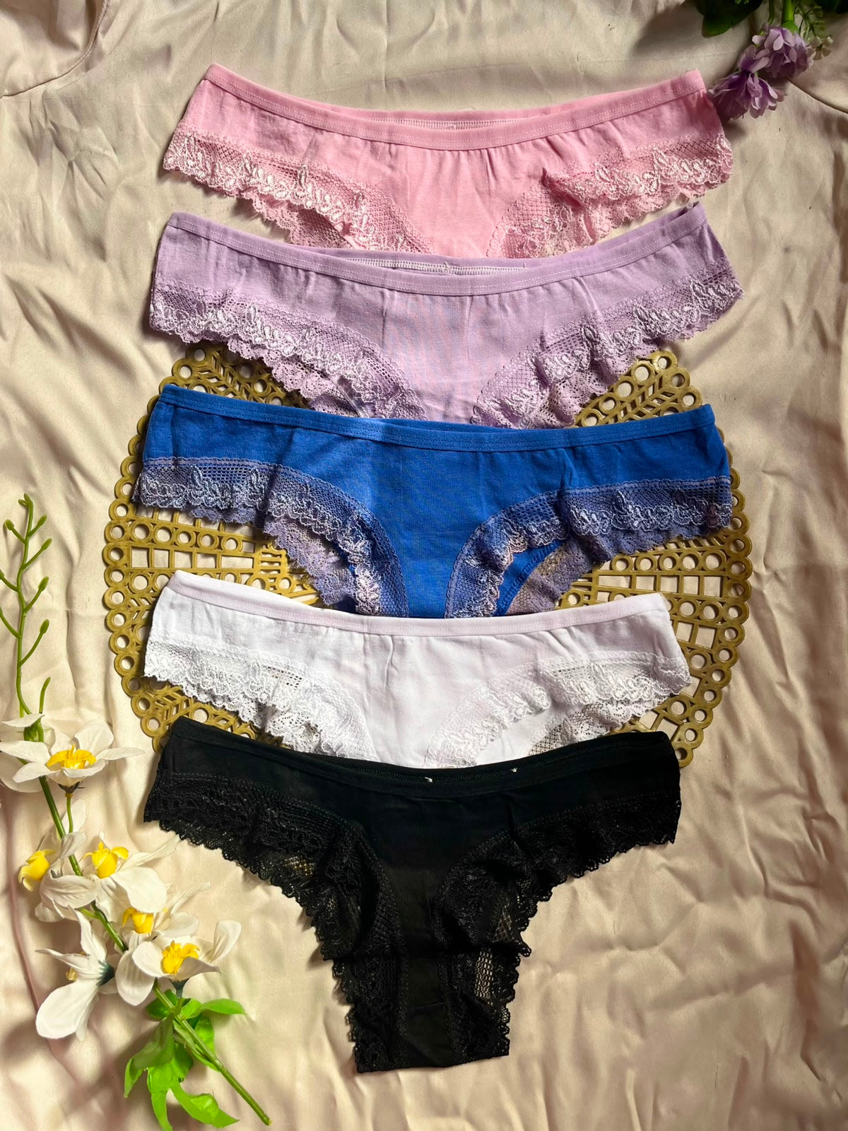 Pack Of 3- Thong Panty-Softelle