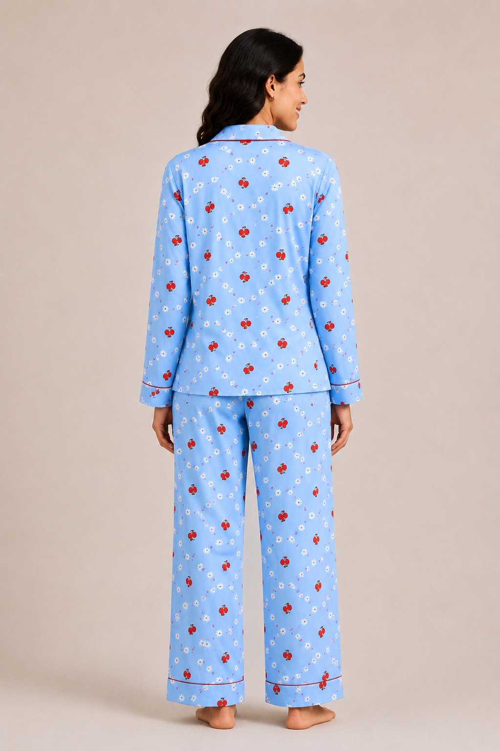 Cherry Blossom – Linen PJ Set