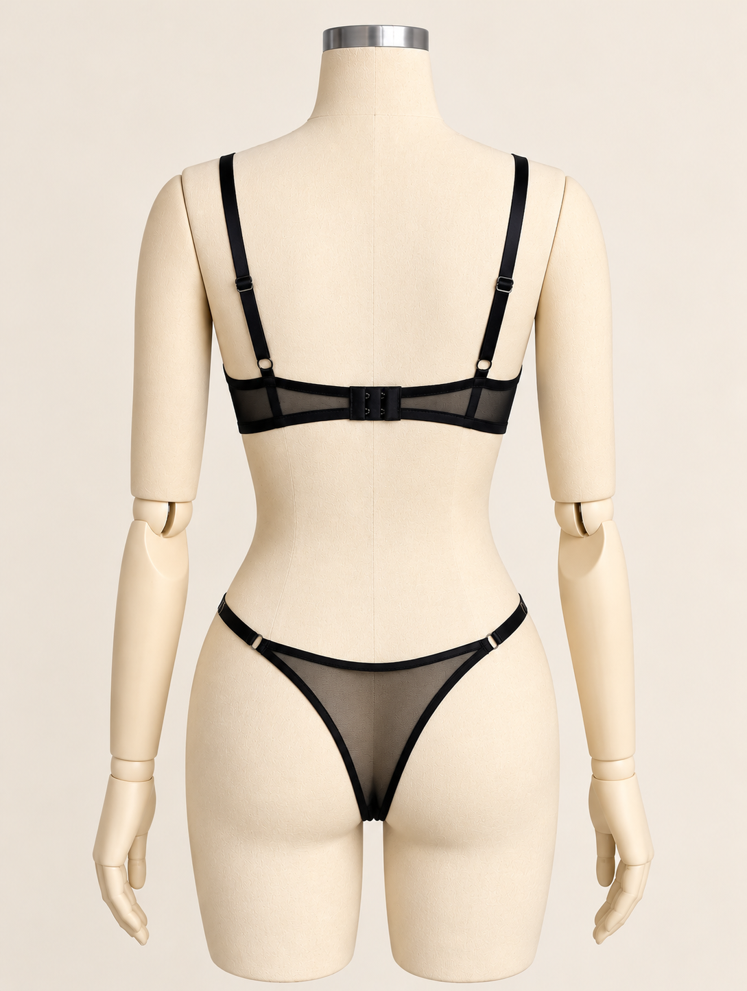 Midnight Fern - Non Padded Bra Set
