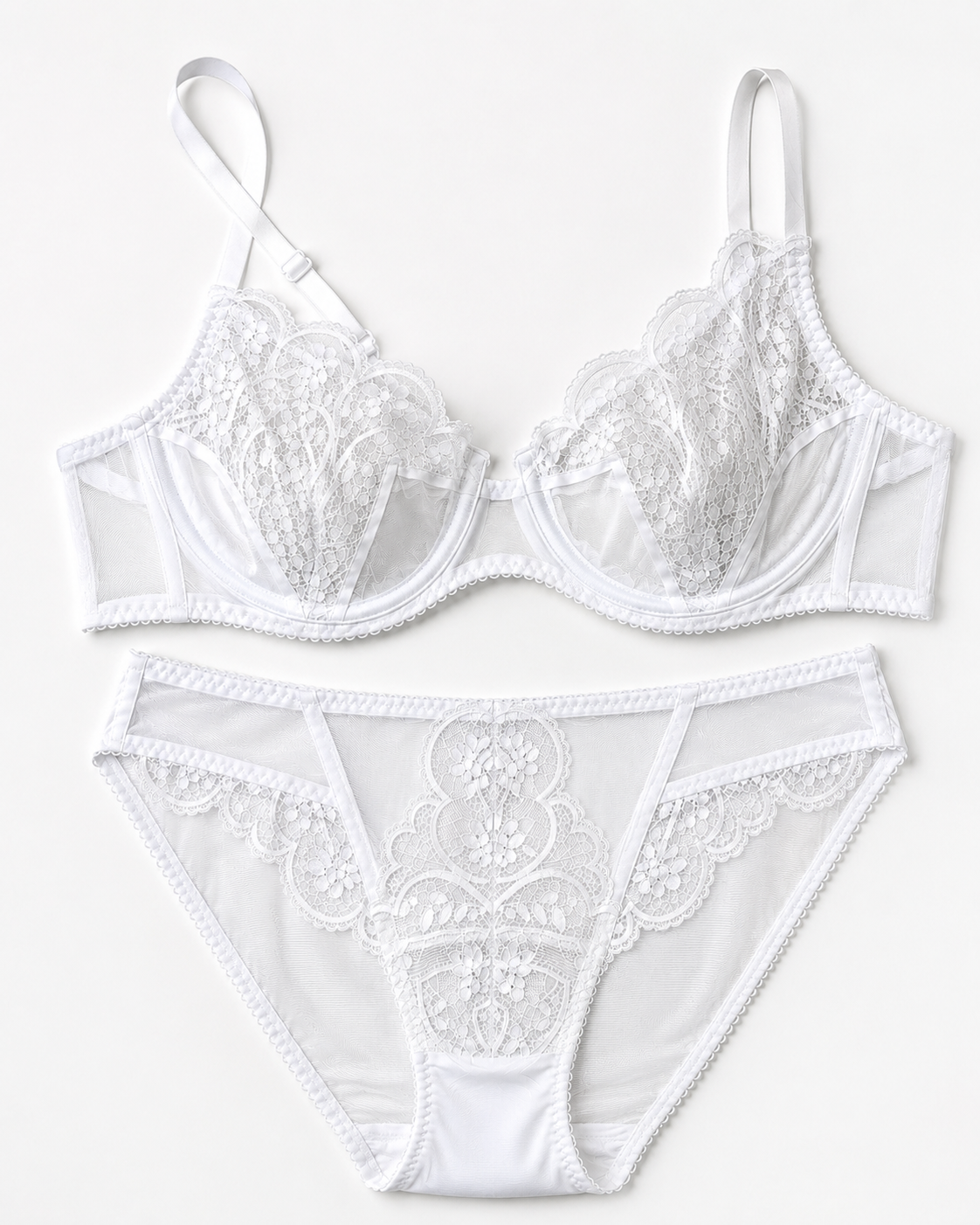 Non Padded-Wired Bra Set-BloomWire