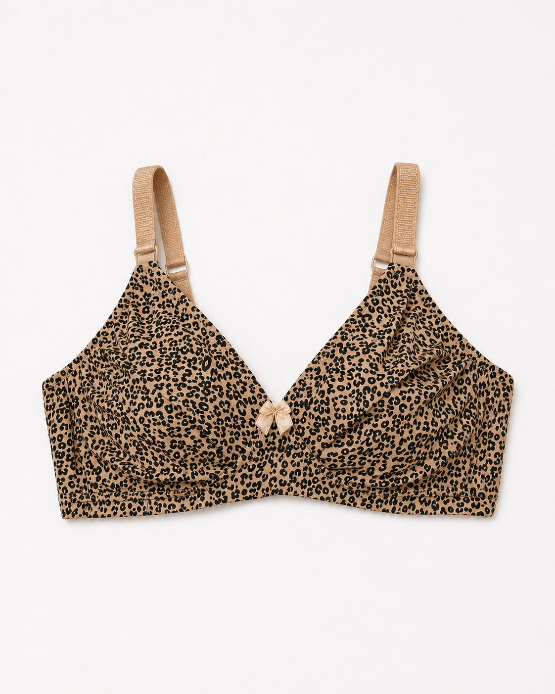 Leopard Print Non-Padded  | Full Coverage Comfort Bra