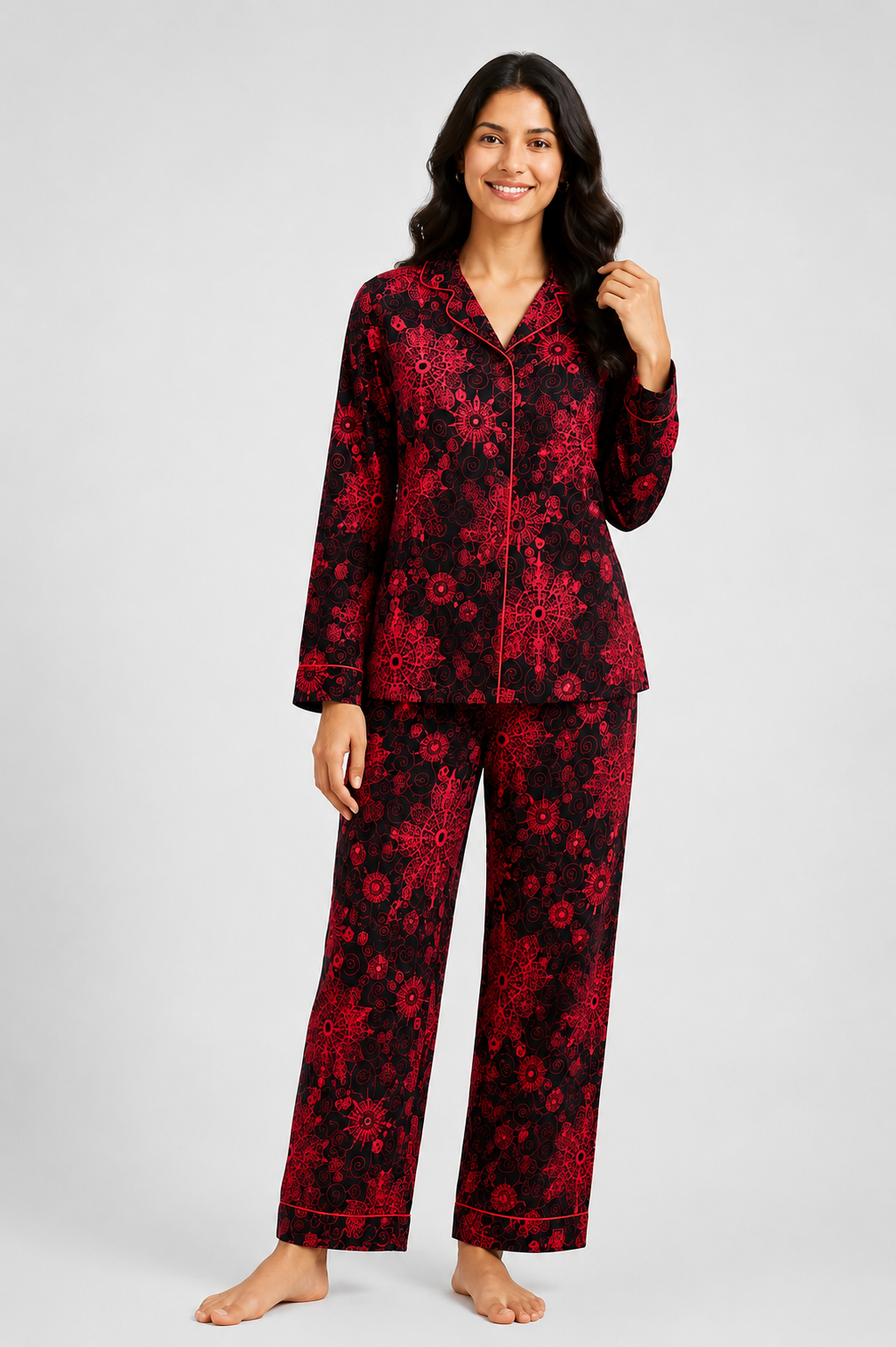 Ruby Bloom – Linen PJ Set