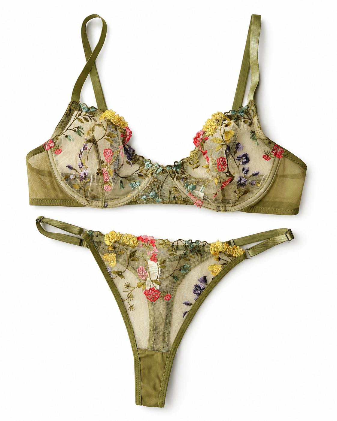 Verdelle - Non Padded Bra Set