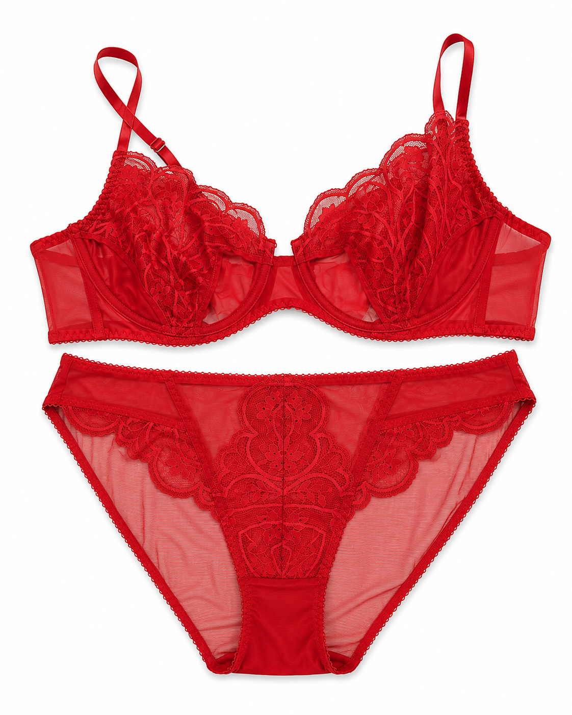 Non Padded-Wired Bra Set-BloomWire