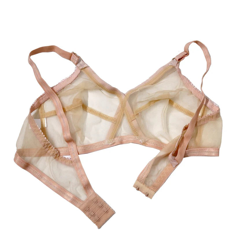 Pack OF 2| Soft Full Net Transparent Bra