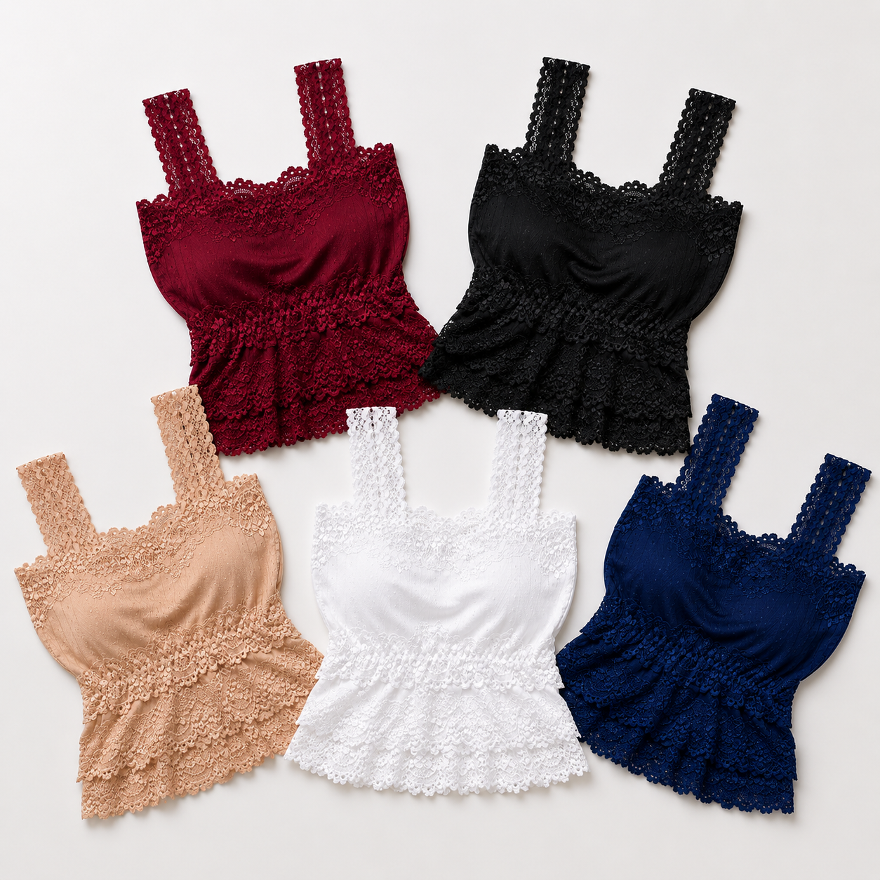 Pack Of 3-Lace Bloom