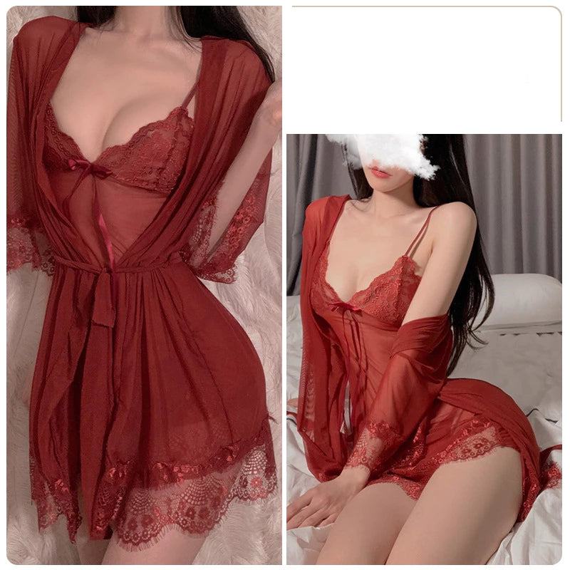 Lace Radiance Robe Set