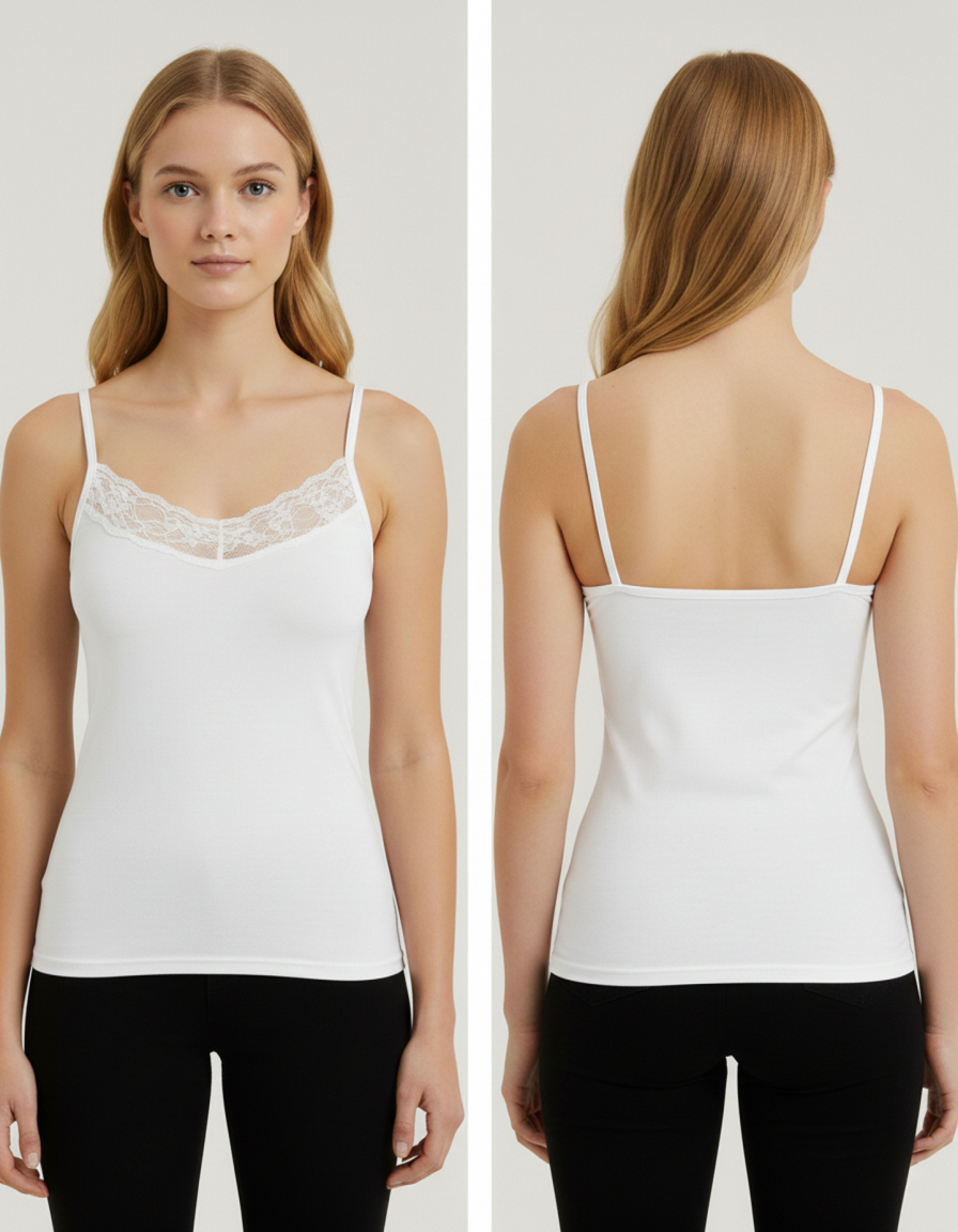 Lace-Trim Essential Camisole