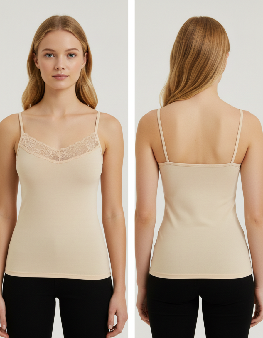 Lace-Trim Essential Camisole
